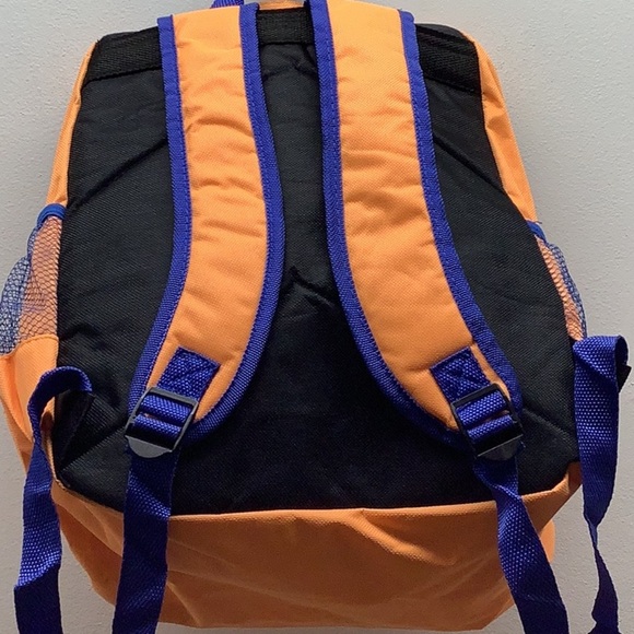 Eaglesport Stylish Orange Backpack With Blue Accents. Preloved - Picture 6 of 10